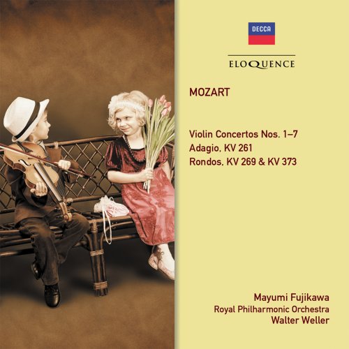 Mayumi Fujikawa and Royal Philharmonic Orchestra and Walter Weller - Mozart: Violin Concertos Nos. 1-7 (2015)