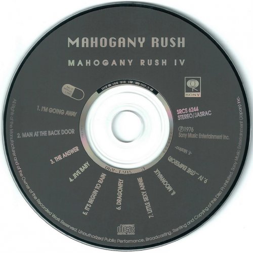 Mahogany Rush - Mahogany Rush IV (1976) {1992, Japanese Reissue}