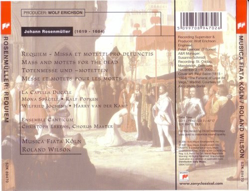 Musica Fiata Koln, La Capella Ducale & Ronald Wilson - Rosenmuller: Requiem (2001)