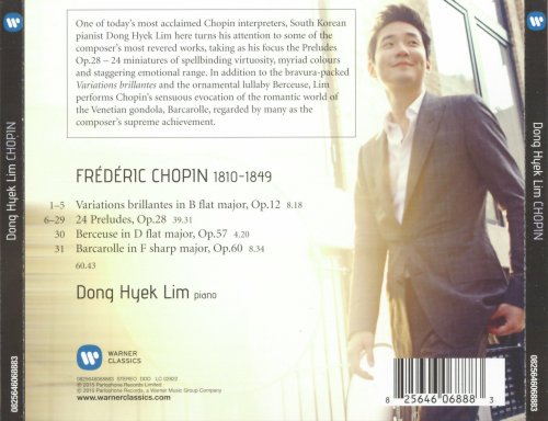 Dong Hyek Lim - Chopin: 24 Préludes, Barcarolle, Berceuse & Variations brillantes (2015) [CD-Rip]