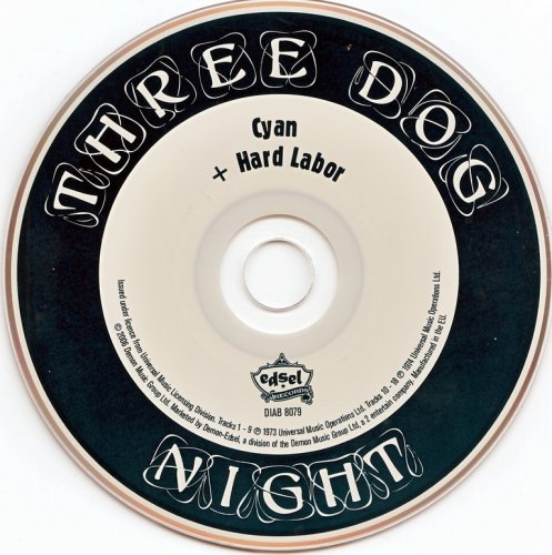 Three Dog Night - Cyan + Hard Labor (2006)