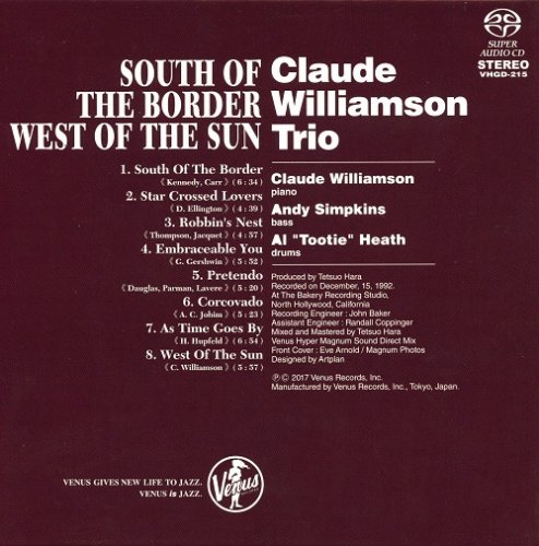 The Claude Williamson Trio - South Of The Border West Of The Sun (1992) [2017 SACD]