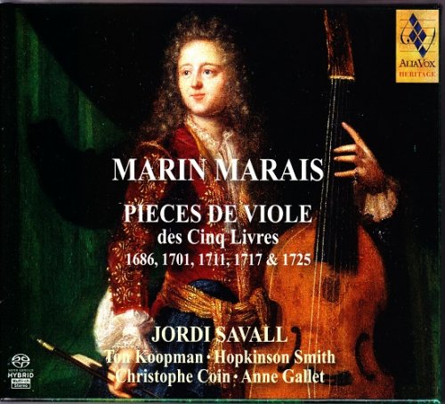 Jordi Savall - Marin Marais: Pieces de Viole des Cinq Livres (1975-1983) [2011 SACD]