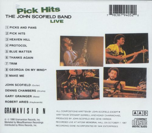 John Scofield - Pick Hits (1987) 320 Kbps