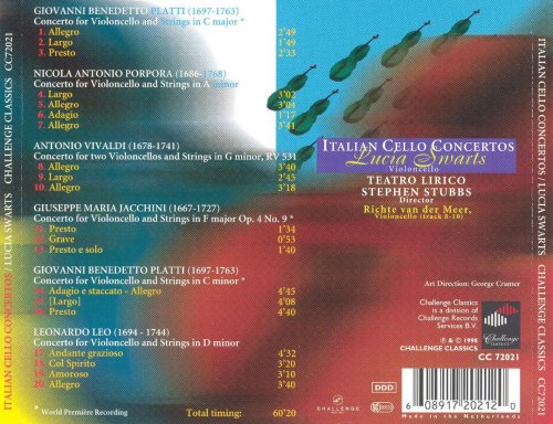 Lucia Swarts - Italian Cello Concertos (1998/2006)