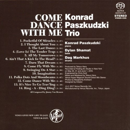 Konrad Paszkudzki Trio - Come Dance With Me (2016) [2017 SACD]