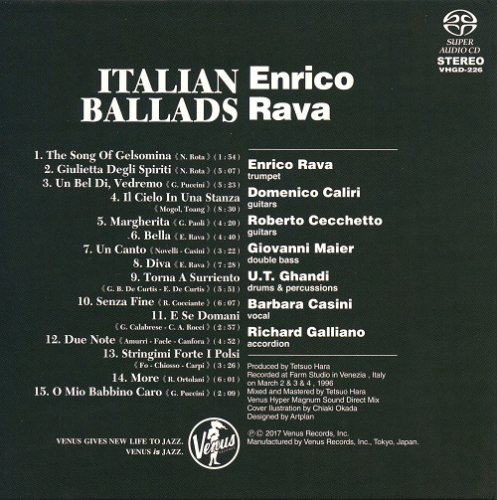 Enrico Rava - Italian Ballads (1996) [2017 SACD + DSD64]