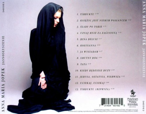 Anna Maria Jopek - Jasnosłyszenie (1999), 320 Kbps