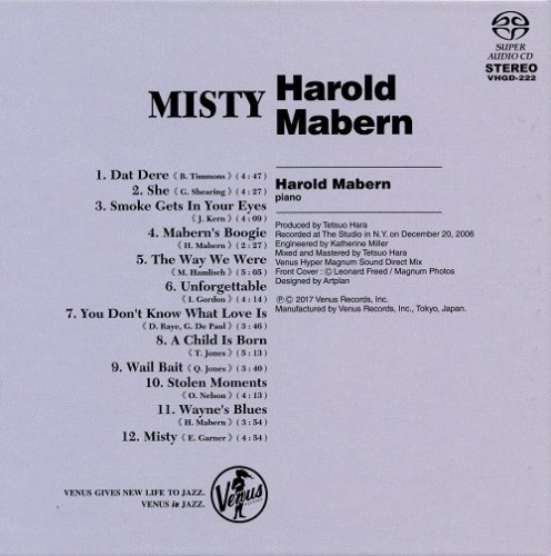 Harold Mabern - Misty (2007) [2017 SACD]