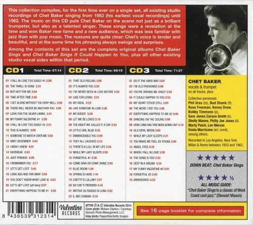 Chet Baker - Chet Baker Sings [The Complete 1953-62 Vocal Studio Recordings] (2014) CD Rip