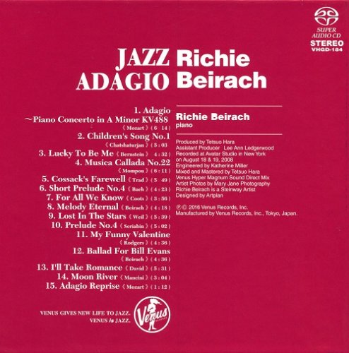 Richie Beirach - Jazz Adagio (2009) [2016 SACD]