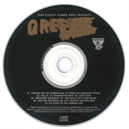 Greg Lake - King Biscuit Flower Hour Presents: Greg Lake In Concert (1995) {1996, Japan 1st Press}