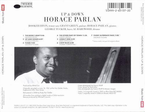 Horace Parlan - Up & Down (1961) Flac+Mp3