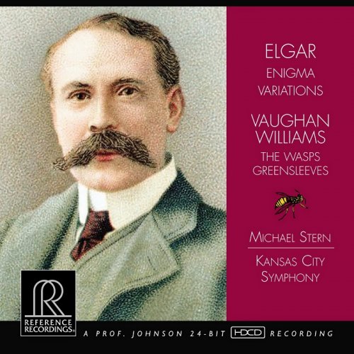 Michael Stern, Kansas City Symphony - Elgar: Enigma Variations; Vaughan Williams: Greensleeves, The Wasps (2013) [HDTracks]