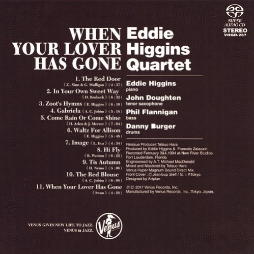 Eddie Higgins Quartet - When Your Lover Has Gone (1994) [2017 SACD]