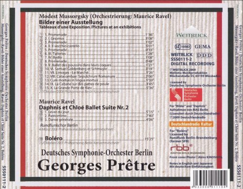 Georges Pretre & Deutsches Symphonie-Orchester Berlin - Modest Mussorgsky & Maurice Ravel (2009)