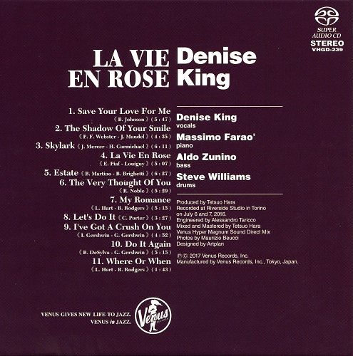 Denise King - La Vie En Rose (2017) [SACD]