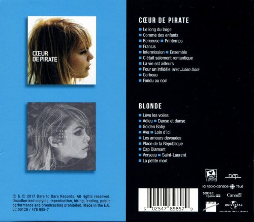 Cœur De Pirate - Cœur De Pirate / Blonde (2017) {2CD Originaux}
