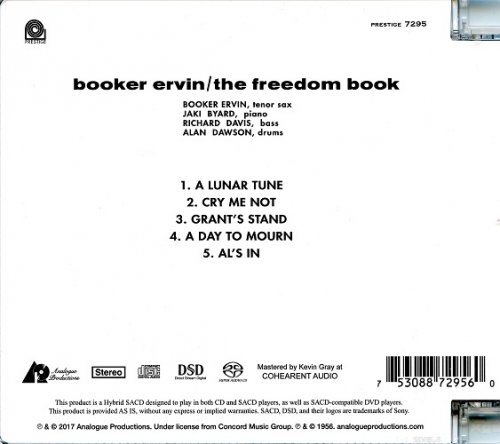 Booker Ervin - The Freedom Book (1964) [2017 SACD]