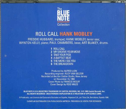 Hank Mobley - Roll Call (1960) [1998 The Blue Note Collection]