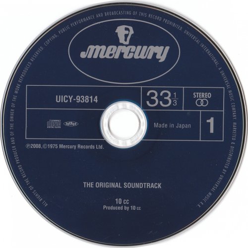 10CC - Original Soundtrack [SHM-CD] (Japan bonus tracks, 2008)