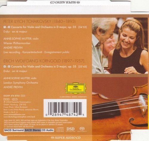 Anne-Sophie Mutter - Tchaikovsky, Korngold: Violin Concerto (2004) [SACD]