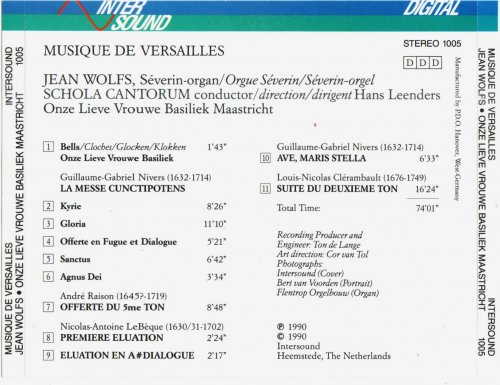 Jean Wolfs & Schola Cantorum - Musique de Versailles (1990)