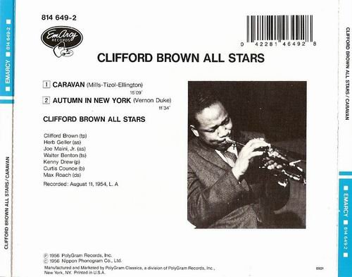 Clifford Brown All Stars - Caravan (1954) Flac