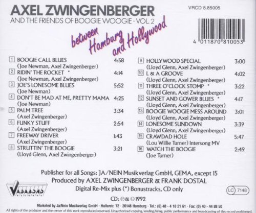 Axel Zwingenberger And The Friends Of Boogie Woogie - Between Hamburg and Hollywood (1992)