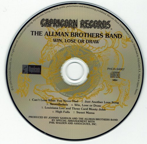 The Allman Brothers Band - Win, Lose Or Draw (Japan 1998)