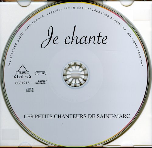 Les Petits Chanteurs de Saint-Marc - Je chante (2011)