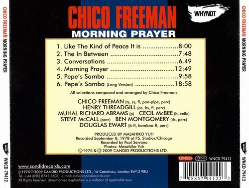 Chico Freeman - Morning Prayer (2009) CD Rip