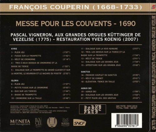 Pascal Vigneron - Francois Couperin: Messe pour les Couvents 1690 (2015)