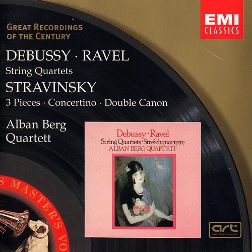 Alban Berg Quartett - Debussy, Ravel: String Quartets, Stravinsky: 3 Pieces, Concertino, Double Canon (2001)