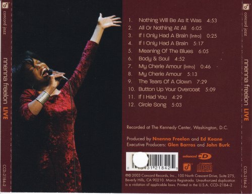 Nnenna Freelon - Live (2003) FLAC