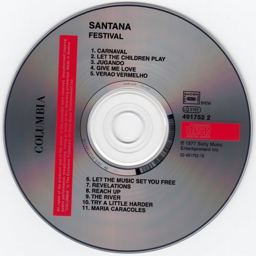 Santana - Festivál (1977) {1998, Reissue}