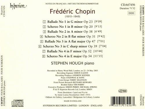 Stephen Hough - Chopin: Four Ballades & Four Scherzos (2004)