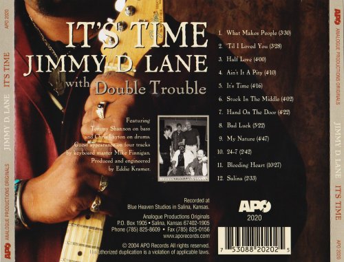 Jimmy D. Lane with Double Trouble - It's Time (2004)