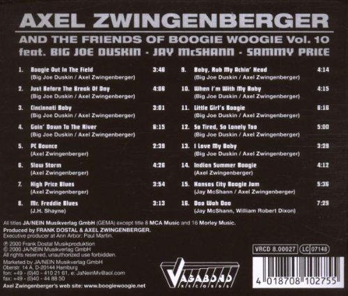 Axel Zwingenberger - Kansas City Boogie Jam (2000)