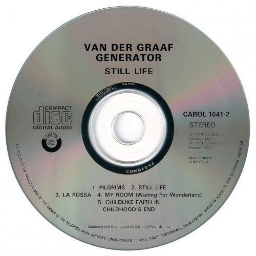 Van Der Graaf Generator - Still Life (1976) {1992, Reissue} CD-Rip