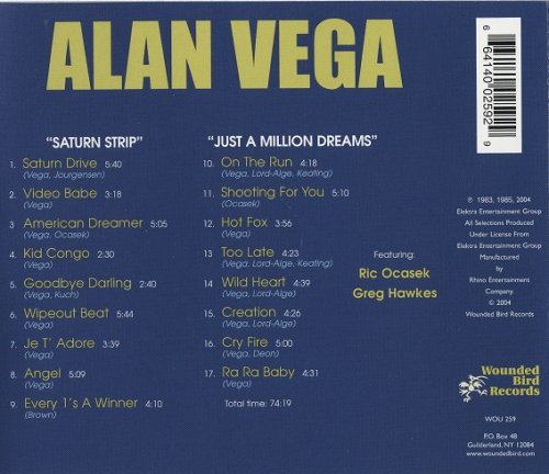 Alan Vega - Saturn Strip / Just A Million Dreams (1983-86) [2004]