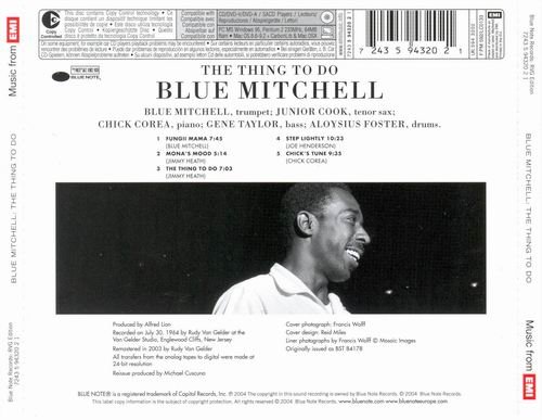 Blue Mitchell - The Thing To Do (1964) Flac+Mp3