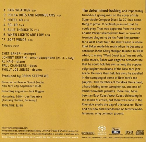 Chet Baker - In New York (1958) [2004 SACD]