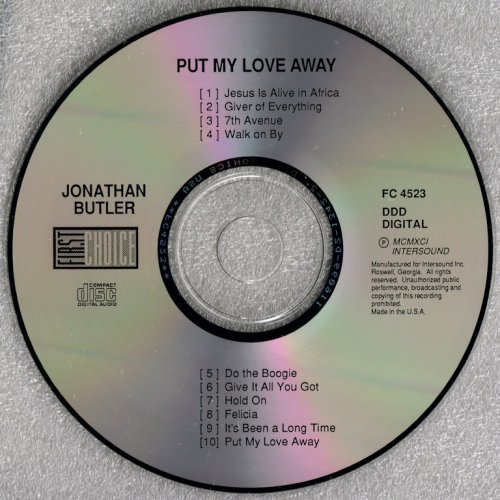 Jonathan Butler - Put My Love Away (1987)