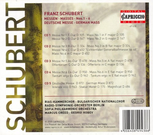 VA - Franz Schubert: Messen № 1-6, Deutsche Messe (2005)