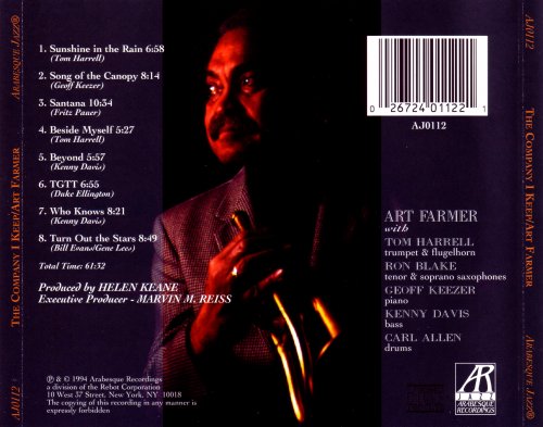 Art Farmer - The Company I Keep (1994) FLAC