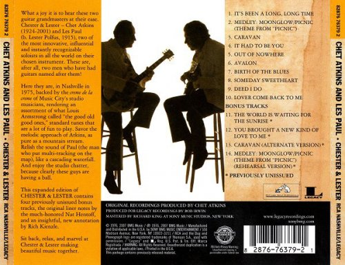 Chet Atkins and Les Paul - Chester & Lester (2007) Lossless