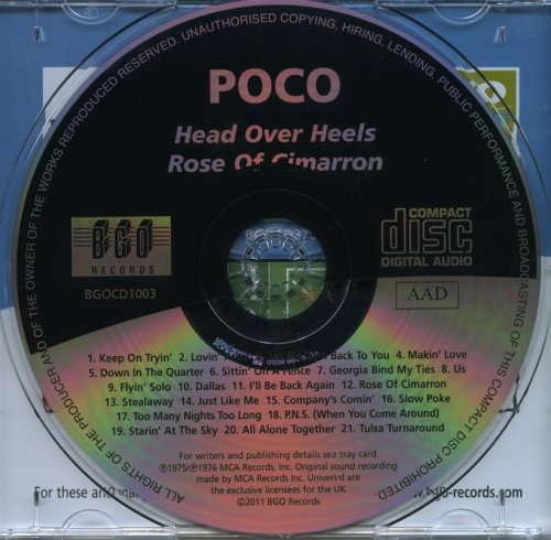 Poco - Head Over Heels, Rose Of Cimarron (2011)