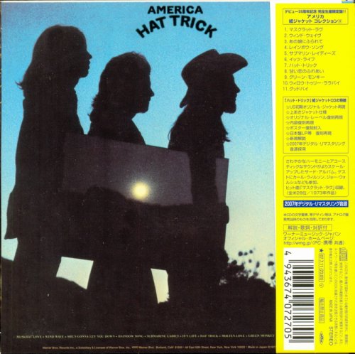 America - Hat Trick (Japan Mini LP) (2012)