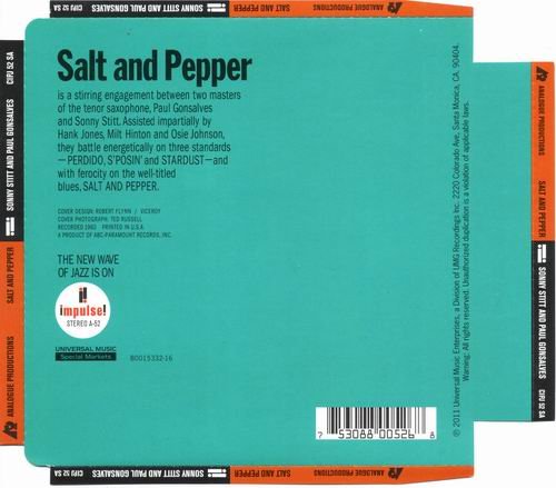 Sonny Stitt & Paul Gonsalves - Salt & Pepper (1963) Flac+320 kbps